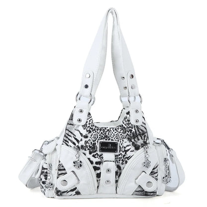 Women Handbags Soft Tote Bag Small Top-handle Fashion Satchel Multi-Pockets Crossbody Shoulder Bag Hobos Phone Pack