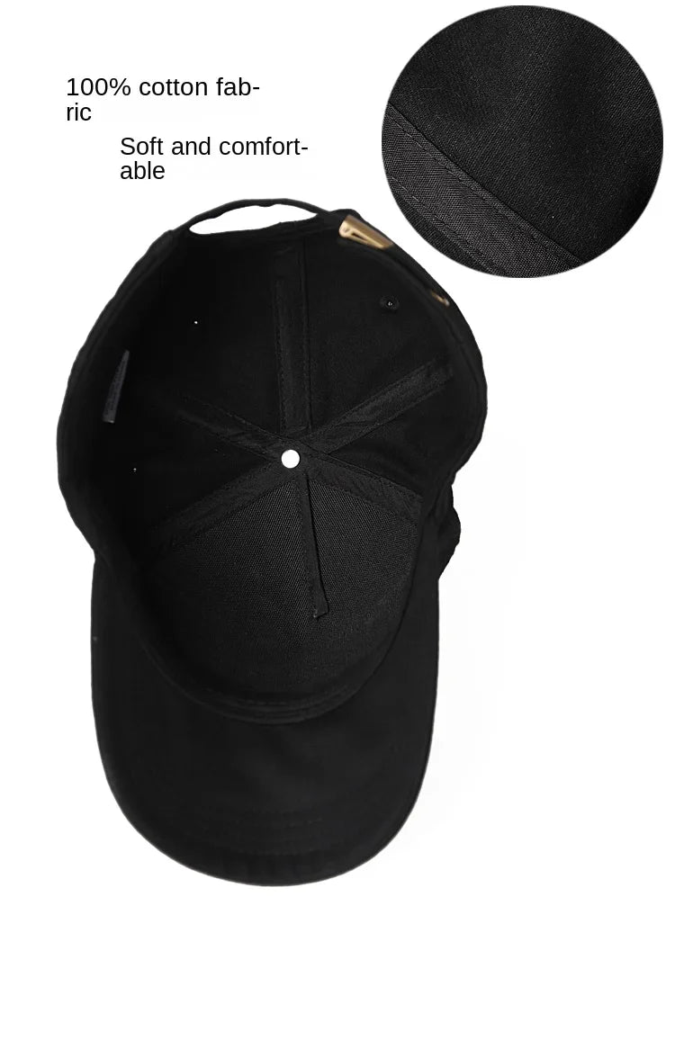 Big Head Plus Size Men's Hat Baseball Cap for Male Summer Sports Hat Hip Hop