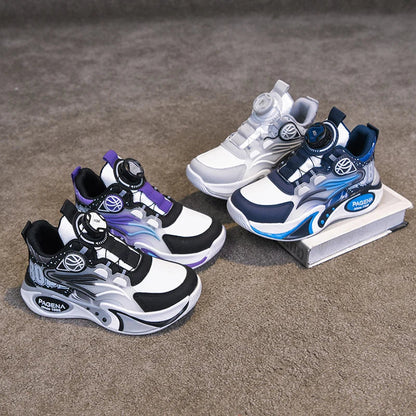 2026 Children Sneaker Boys Basketball Shoes Fashion Luxury Non-slip School Kid High Top Shoes Sports Tennis Sneaker for Boy