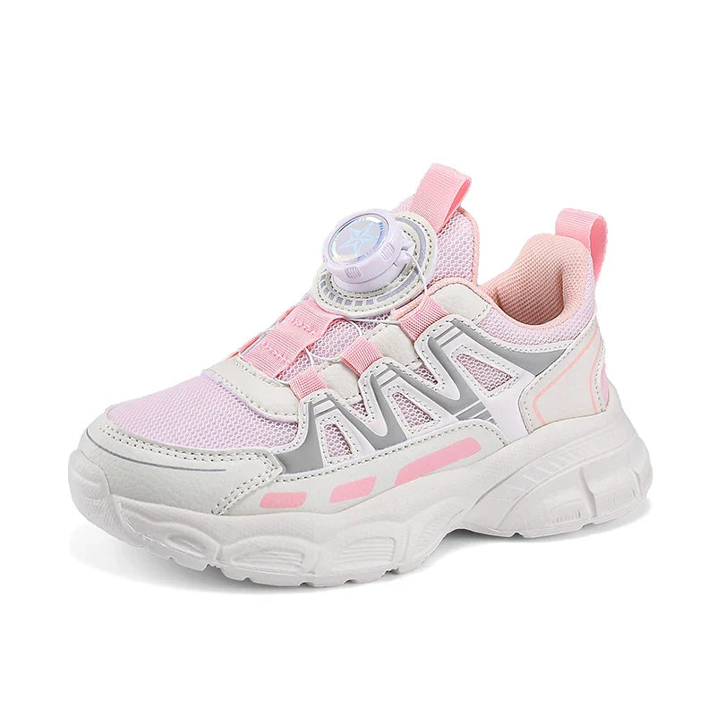 Spring and autumn children's shoes girls' school students leisure sports running shoes basketball children outdoor tennis shoes