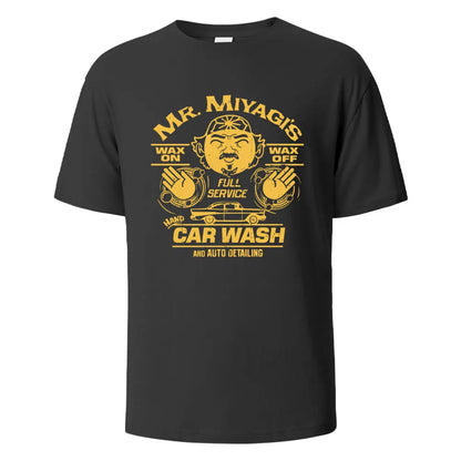 Men's Printed T-Shirt Mr.Miyagis Funny Graphic 100% Cotton Oversize Shortsleeved Tees For Men Women Summer Fashion Casual Tops