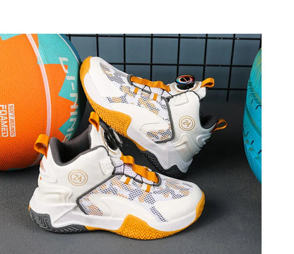 High-Quality Breathable Casual Basketball Shoes for Boys Fashionable Children's Footwear for Comfort And Style