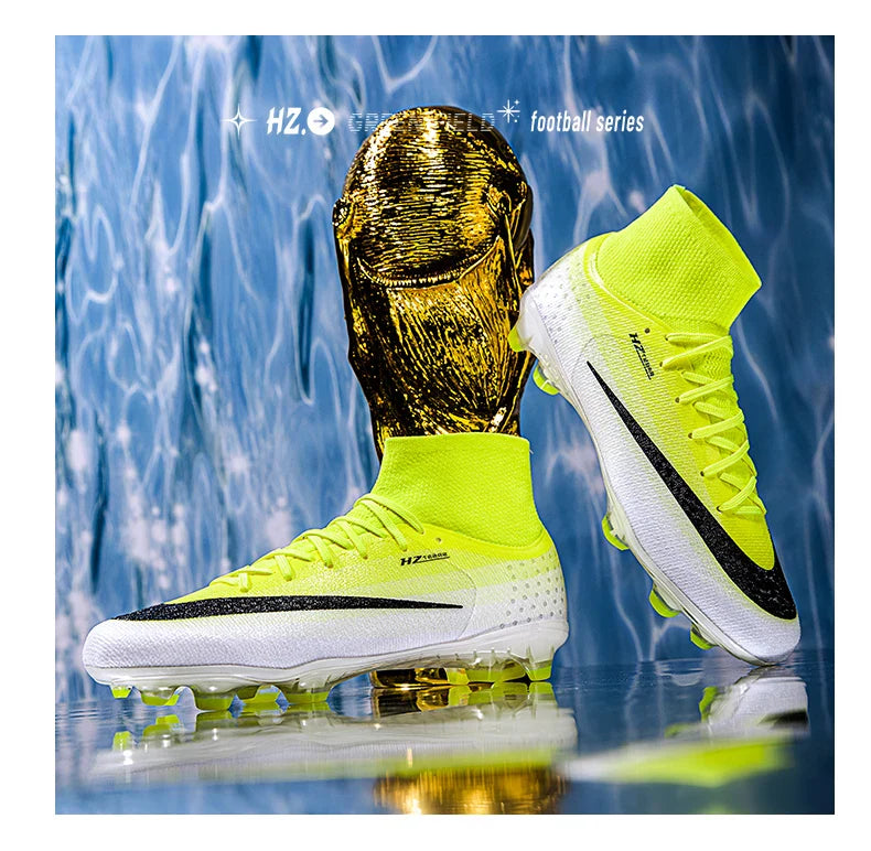 New Men Soccer Shoes Hot Sale Football Boots Women Professional TF/FG Sneakers Unisex High-quality Futsal Cleats Ultralight