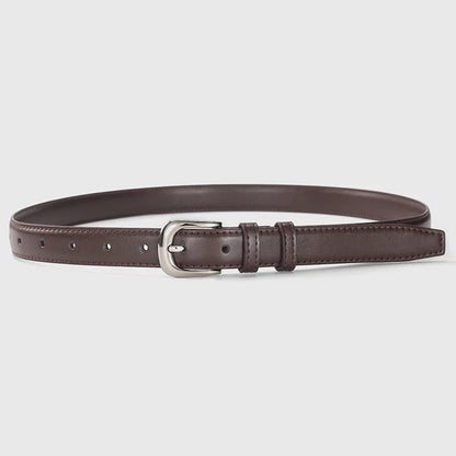 1pcs Women's Thin Waist Belt All-Match Style Fashionable And Simple Women's Belt With Jeans