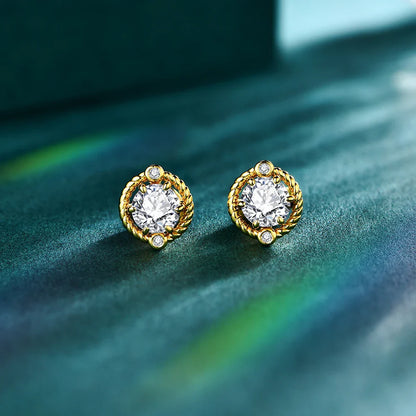 Fashion D Color Moissanite Earrings Real 925 Sterling Silver Passed the Diamond Tester Earrings for Women for Gilft New