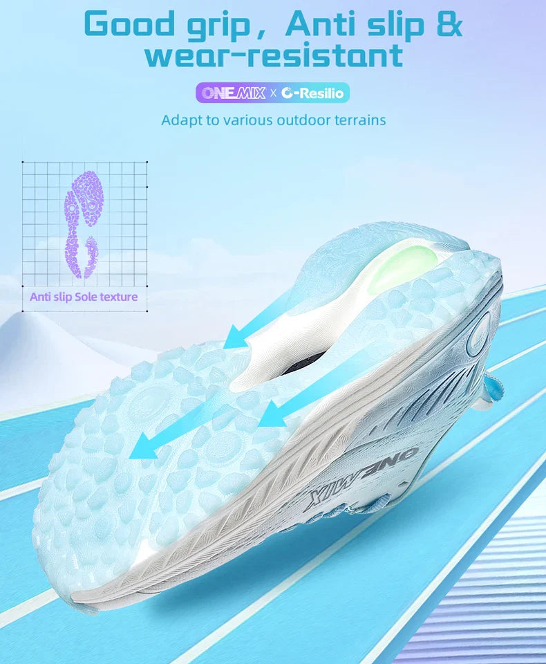 New Men Running Sport Shoes  Racing Breathable Cushioning Non-Slip Sneaker Outdoor Walking Cushioning  Sneakers