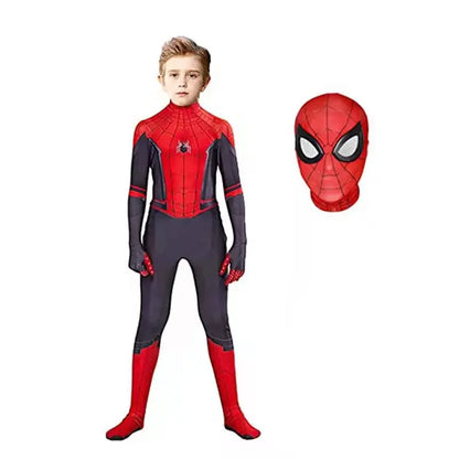 2026 High Quality Superhero Spidermans Costume Bodysuit For Kids Adult Spandex Zentai Halloween Party Cosplay Jumpsuit
