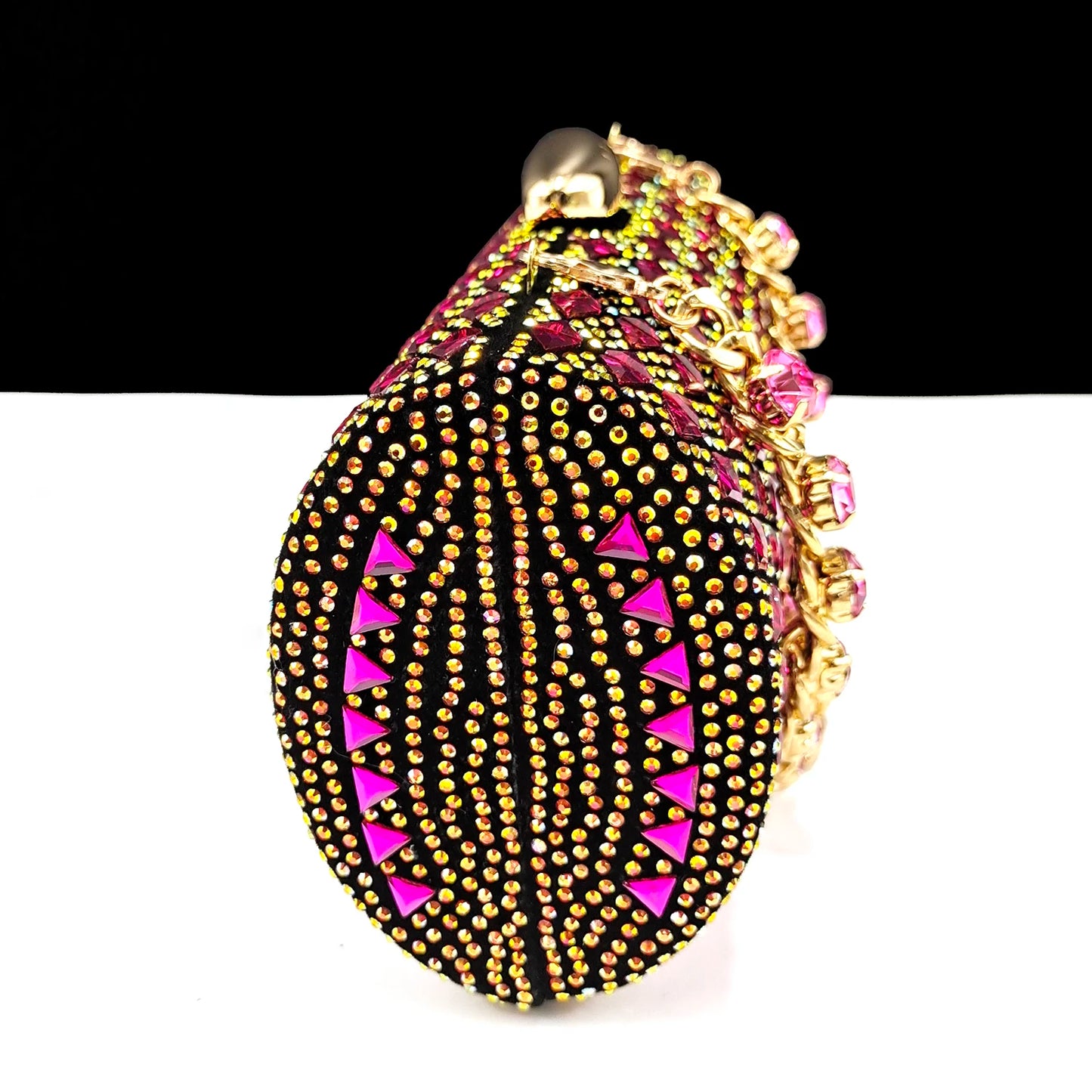 Italian Fashion Banquet Shoes and Bags African Women's Hand Bags with Rhinestone Decoration and Women's High Heels
