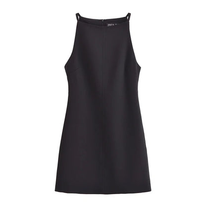 White Mini Dress Woman Sleeveless Summer Short Dresses For Women 2025 Off Shoulder Black Sexy Dress Evening Party Dresses