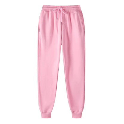 Men's women's Oversize Fleece Sweatpants Casual Drawstring Jogger Trousers with Pockets for Gym Workout Running Sport Long Pants