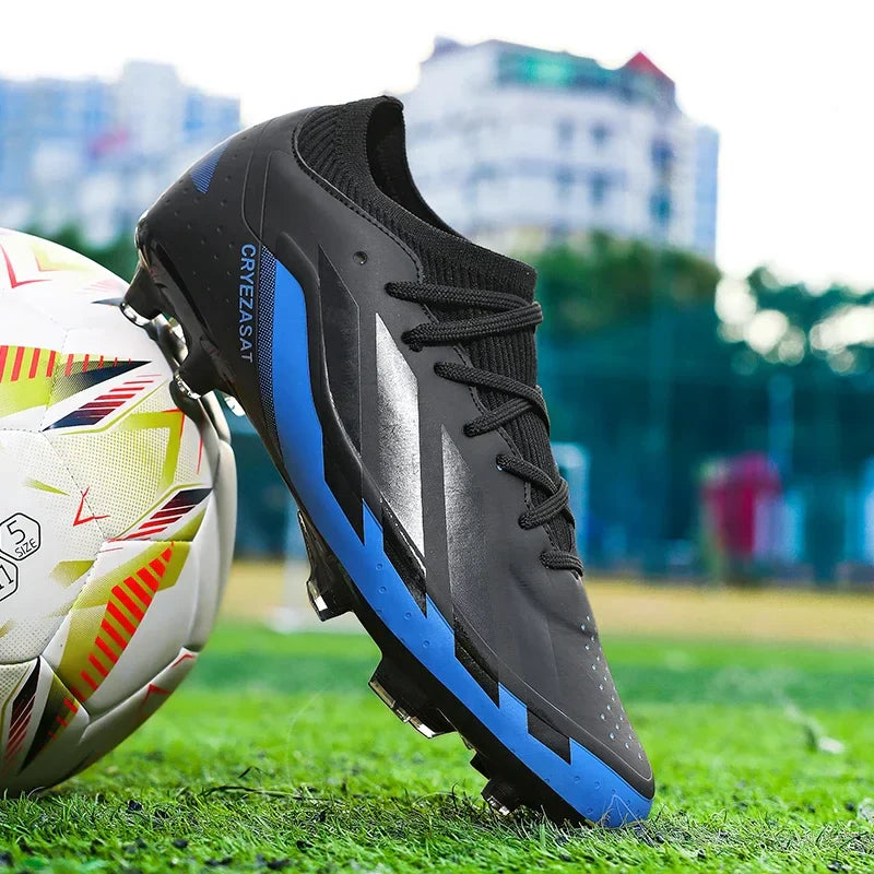 New Men Original Soccer Shoes Society Sneaker Quality Indoor Long Spikes Resistant Sports Match Unisex Training Football Boots