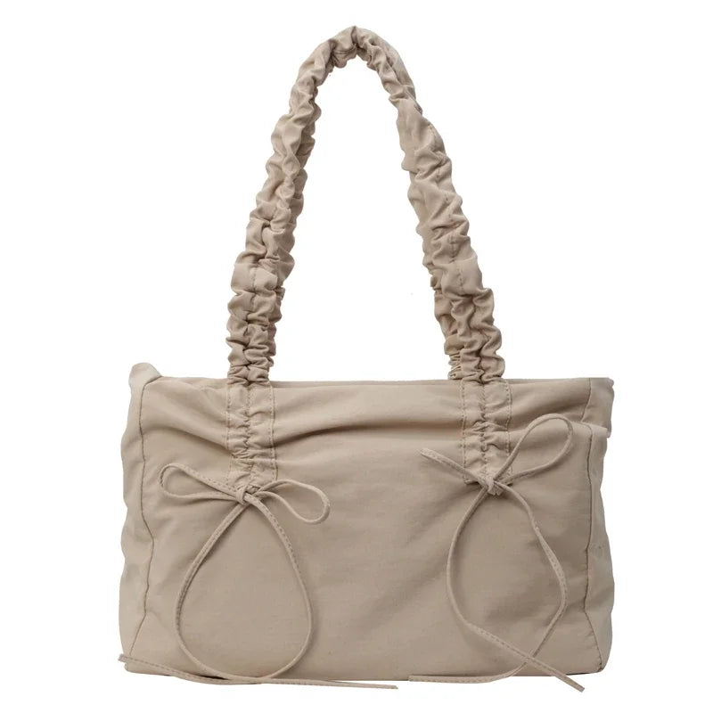 Solid Color Nylon Casual Shoulder Bags Large Capacity High Quality Versatile Crossbody Bags for Women 2025 Fashion Hot Sale