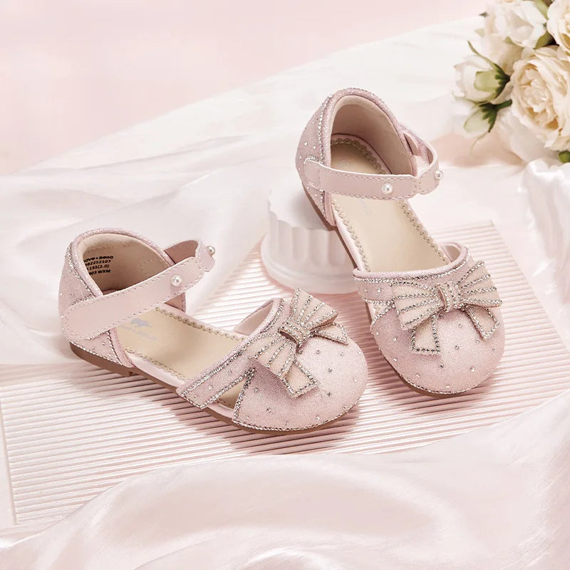 Baby Girls Diamond Sandals Summer Cute Soft Sole Flat Breathable Shoes Princess Crystal Shoes Party Outdoor DB2252107
