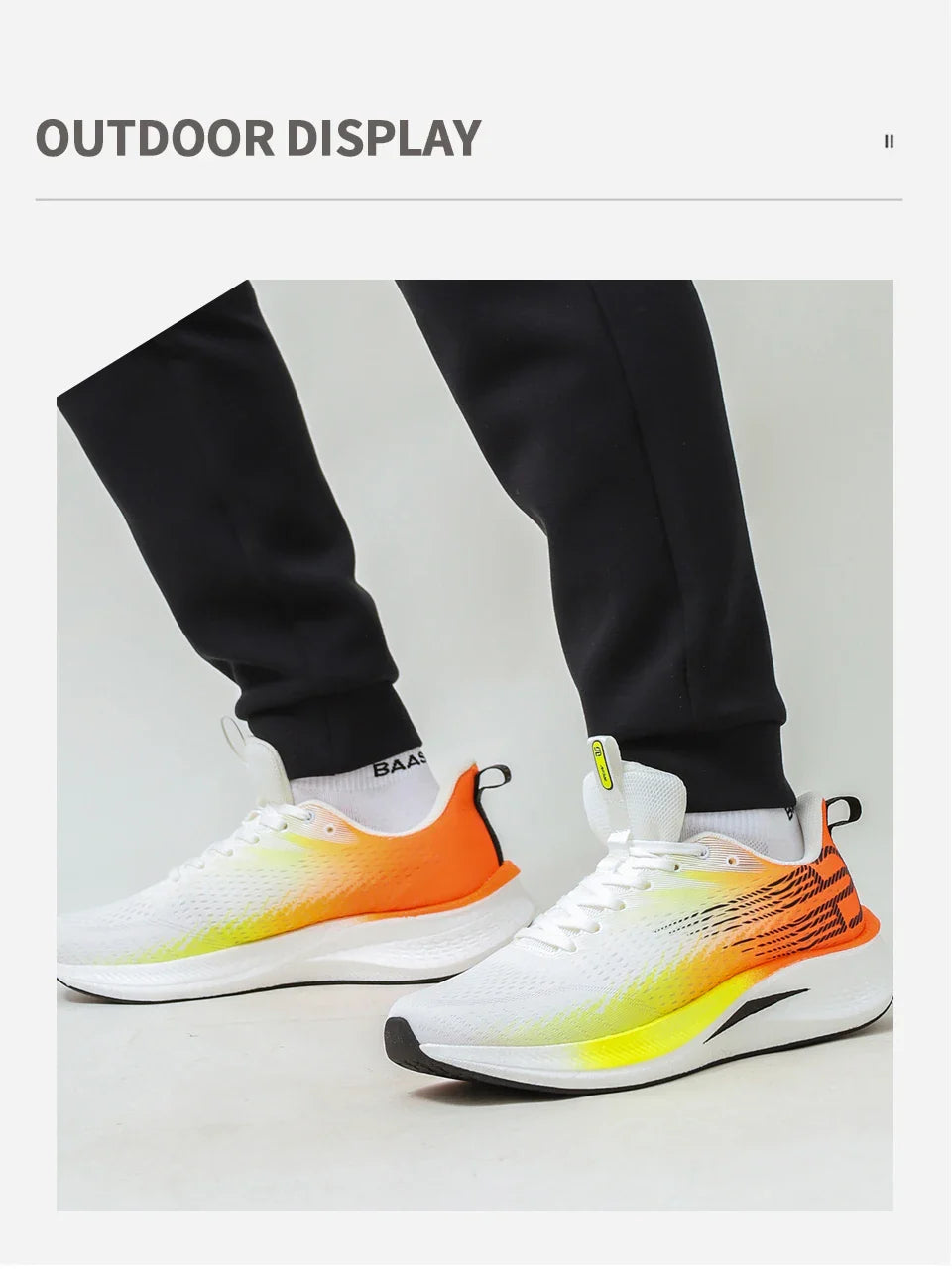 Men Jogging Sports Shoes Carbon Plate Professional Cushioning Sneakers Male Outdoor Breathable Non Slip Running Shoes