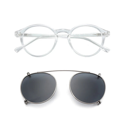 Steampunk Style Glasses (Anti Blue Light Blocking Eyewear) + Clip Lenses