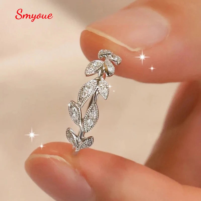 1MM All Moissanite Rings for Women Luxury Wedding Promise Band Match Diamond 100% S925 Sterling Silver Birthday Gift