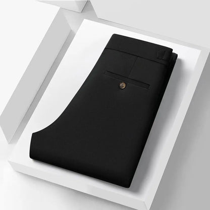 Quality New Fashion Mens Casual Pants Quick Dry Formal Dress Pants Stretch Men Regular Fit Suit Pants Work Trousers