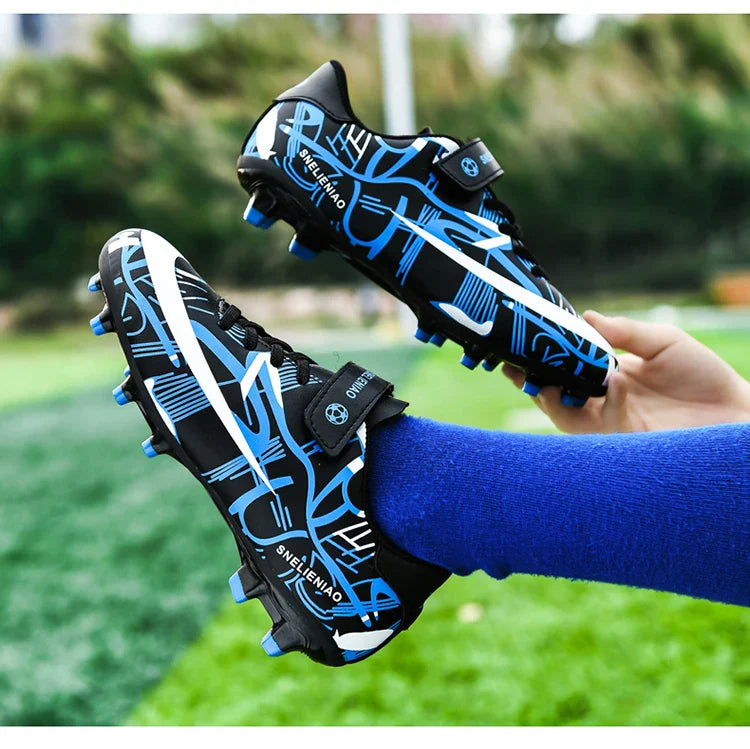 Hot TF/AG Kids Football Shoes Original Child Soccer Shoes Indoor Training Football Field Boots Children‘s Soccer Cleats Sneaker