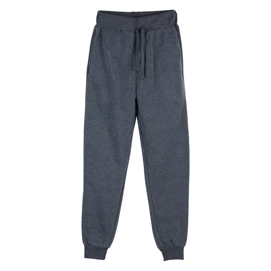 Men's Tracksuit Pants Jogger Track Sweatpants Spring Autumn Fleece Pants Men Clothing Gym Sports Women's Loose Winter Trousers