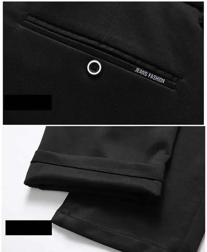 Men‘s Suit Pants Spring and Summer Male Dress Pants Business Office Elastic Wrinkle Resistant Big Size Classic Trousers Male