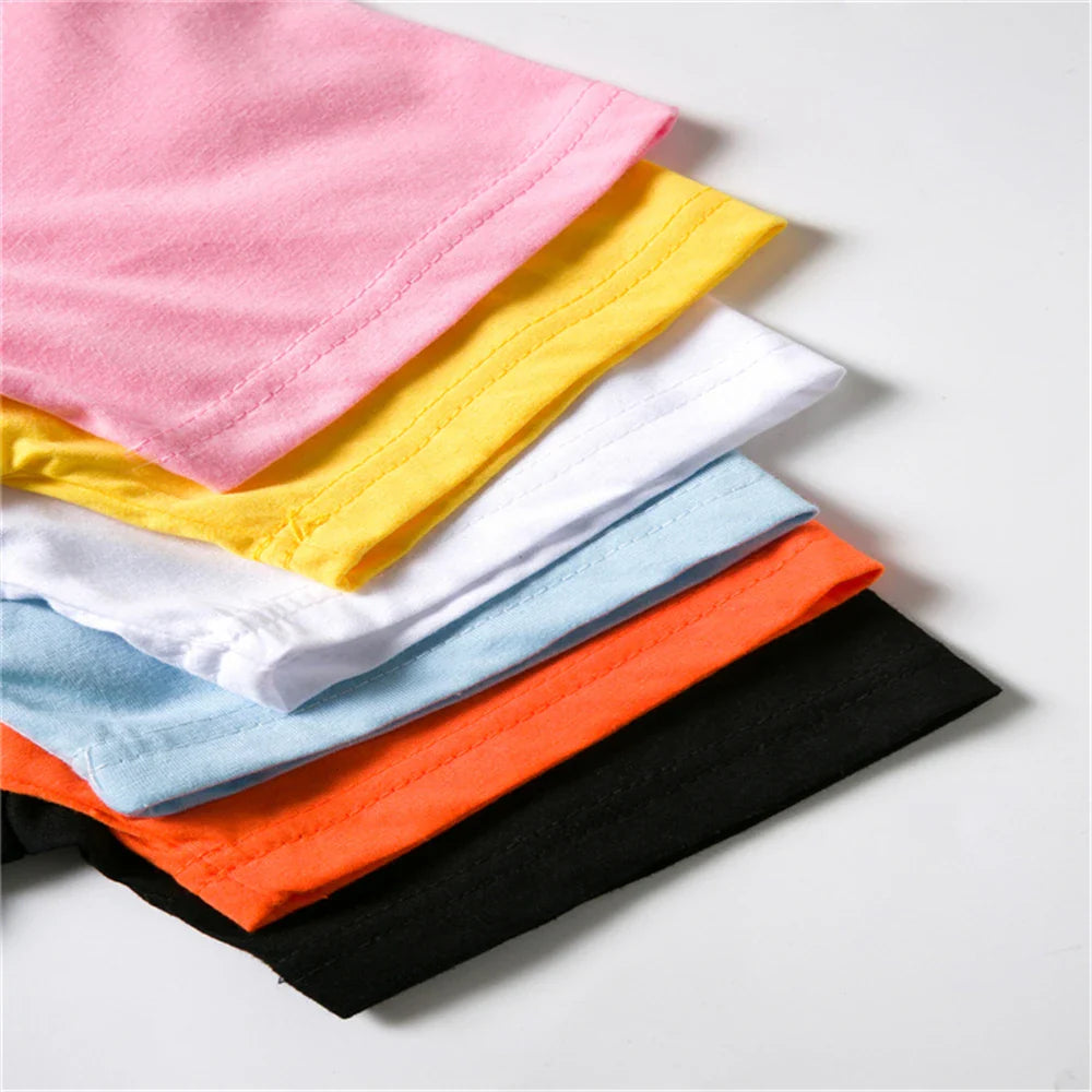 Kids Summer Boy Girl Round Neck Black T-shirt+Shorts Short-sleeved Toddler 3-12Y Casual Sports Set Fashion Pink letter print