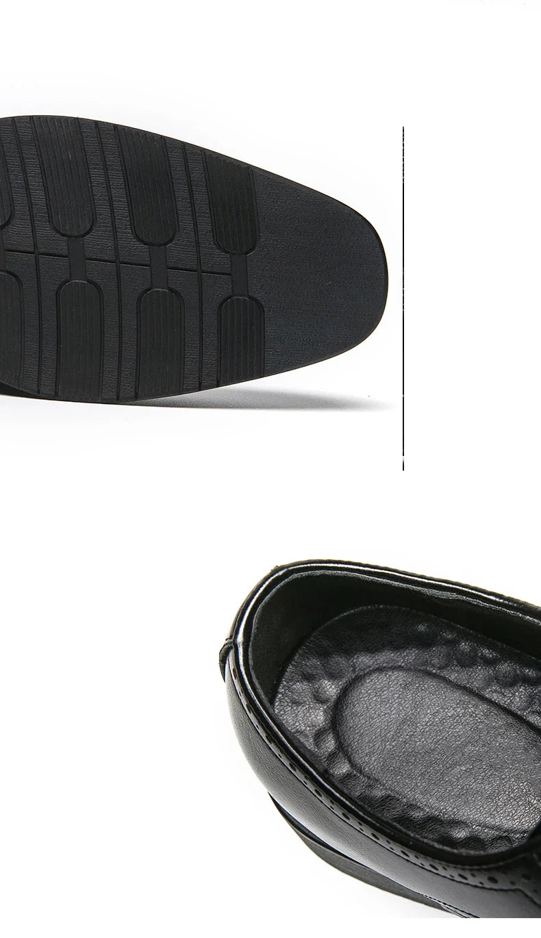 Classic Casual Business Shoes For Men High Quality Social Wedding Formal Leather Shoes Male British Men's Dress Shoes