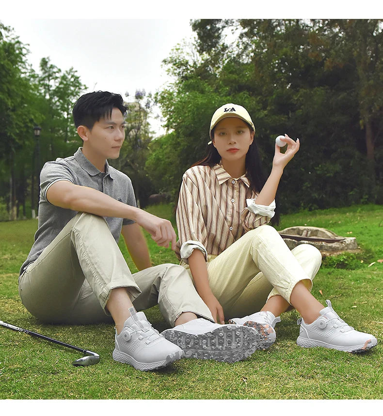 Golf Sneakers Men's Waterproof Fashion Casual Outdoor Comfortable Golfers Footwears Women