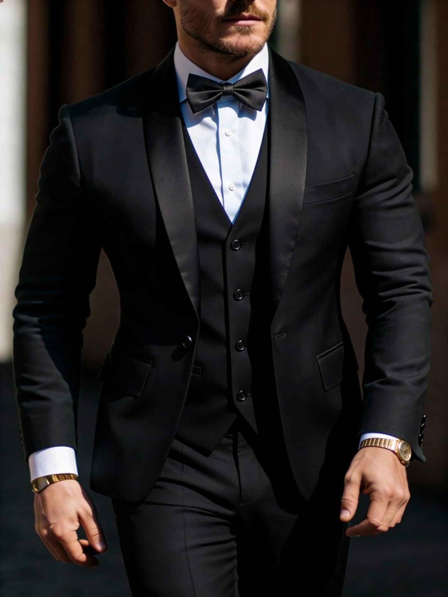 Men's 3pcs Suit Set Jacket Vest Pants, Prom Party Wedding Business Suits for Men мускульный костюм wedding suits for men
