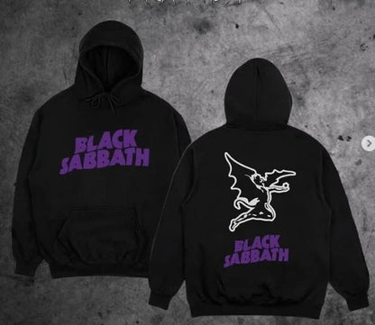 American Retro Hoodie Black Sabbath Band The End World Tour Autumn and Winter New Men's and Women's Streetwear
