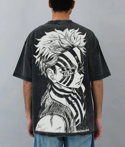 Graphic Washed T-shirts Women’s Men's Clothing  Harajuku Y2K Oversized Cotton Half-sleeve Tops
