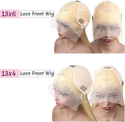 30 40 Inch 13x6 Lace Frontal Wig 613 Blonde Body Wave 13x4 Lace Front Wig Pre plucked Brazilian Human Hair Wigs 200 Density