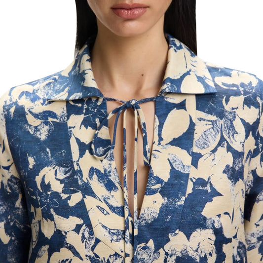 Summer Fashion Women Commuting V Neck Dresses Fashion Midi Printed New Lady Straight Dress