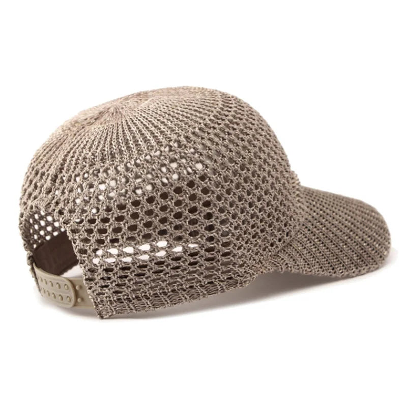 Unisex Quick-Dry Baseball Cap - Waterproof & Breathable - Adjustable Summer Sun Hat for Sports & Casual Wear