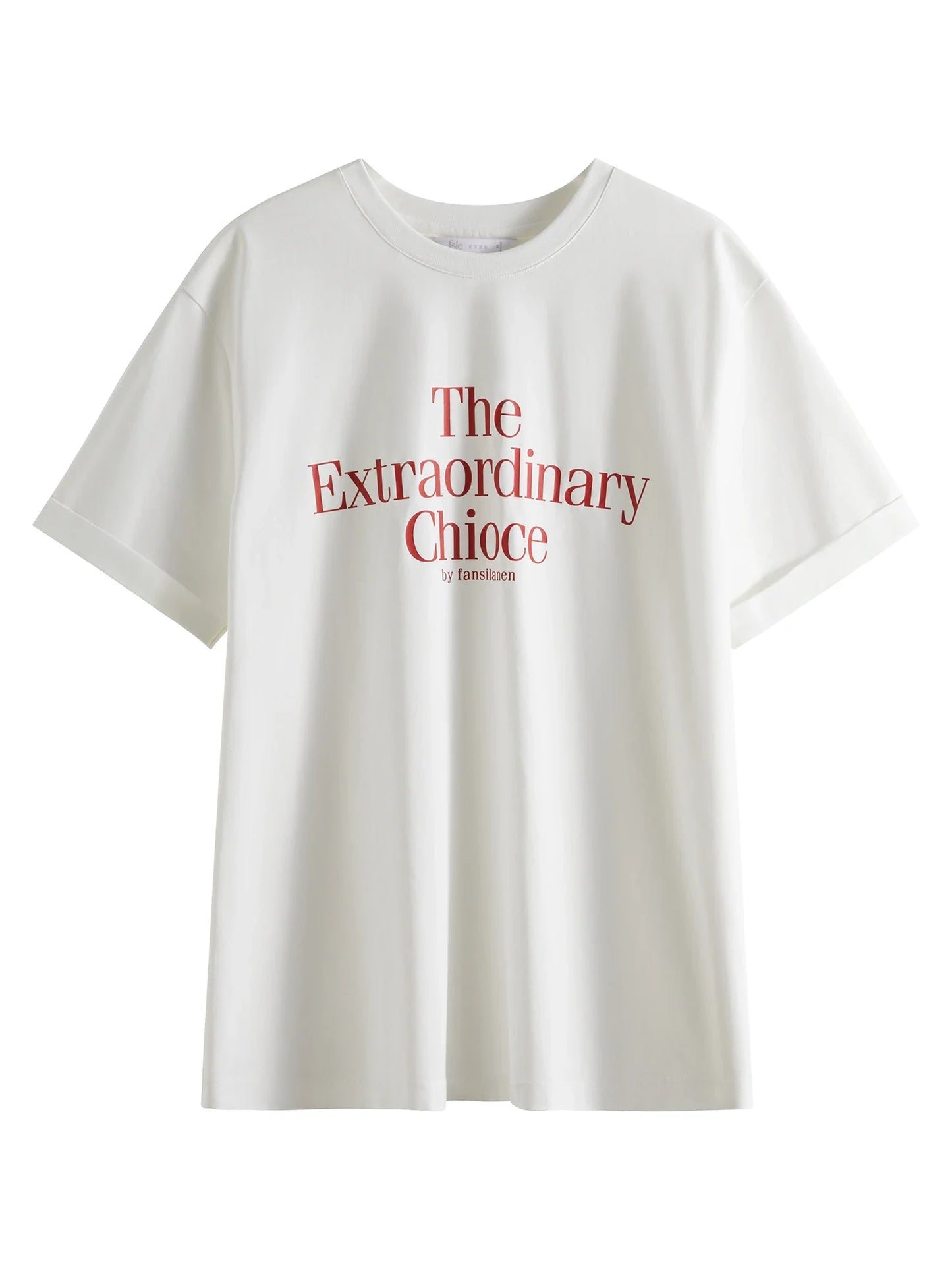 Round Neck Casual All-match Letter Short-sleeved T-shirt for Women 2025 Summer Vacation Season Fashionable Top 25FS12211