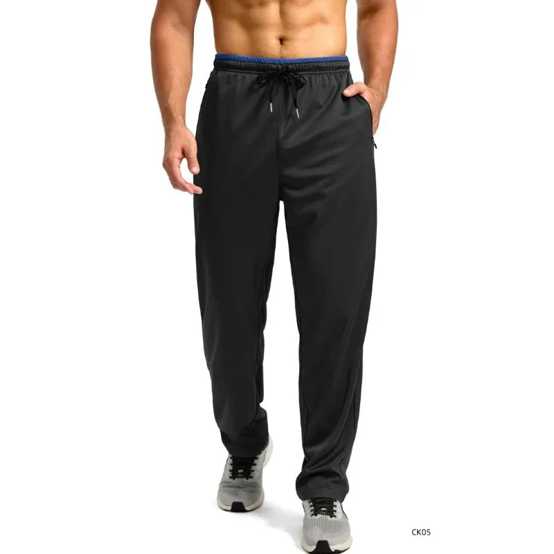 2026 new summer sports pants men casual running fitness pants outdoor thin breathable quick drying casual pants cool pants