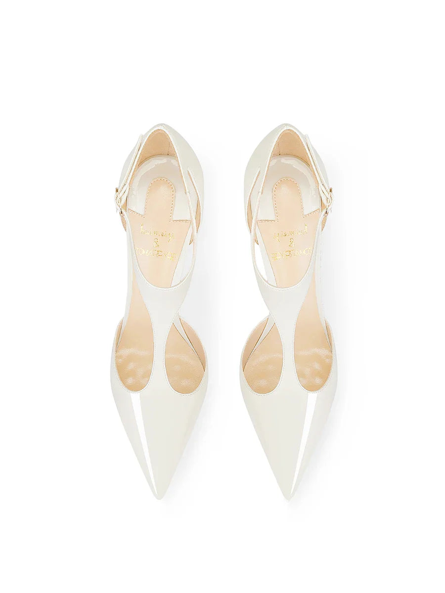 New summer style slim heeled beige high heels for women with pointed fashion, versatile with qipao
