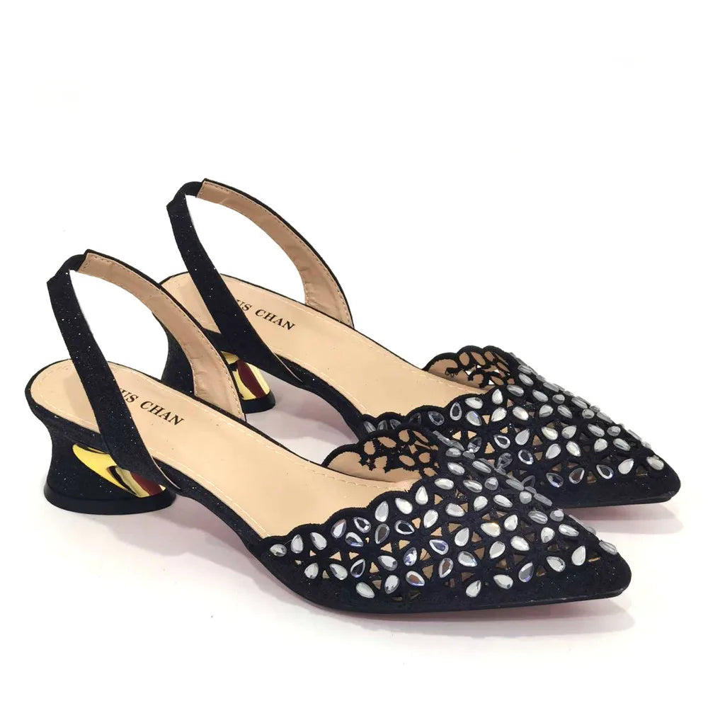 Royal Blue Shoe And Bag With Elegant High Heels Shoes Italian Popular Design African Ladies Shoes Bag Set