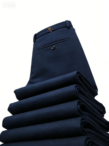 Men's Versatile Golf Pants Stretch Straight Fit Slacks Waterproof Trousers Lightweight Casual Pants for Outdoor Activities