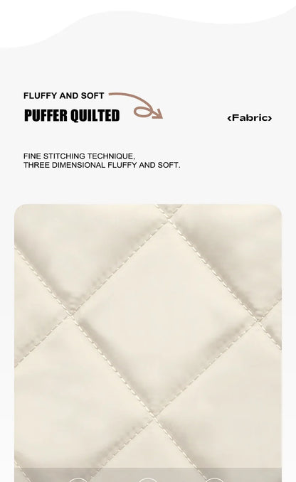 Large Soft Puffer Bag Women Big Size College Students Laptop Book Quilted Tote Bag Lady Down-filled Shopping School Bags
