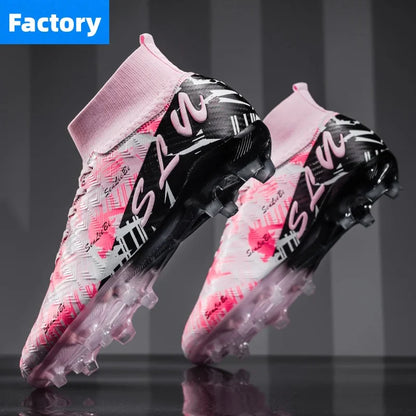 Professional Football Boots Men Soccer Shoes Society Football Cleats FG Lightweight Training Soccer Sneakers Outdoor Sports Shoe