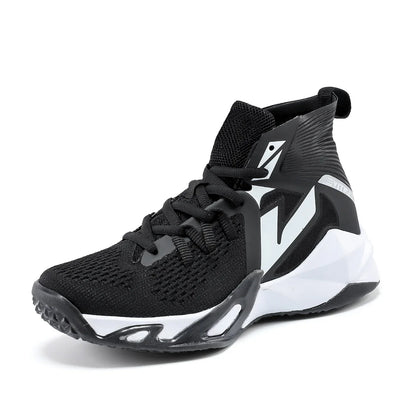 Kids Basketball Shoes Sneakers Durable  Non-Slip Running Shoes Secure for Little Kids Big Kids and