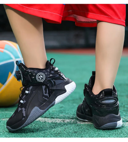 New high-quality breathable and fashionable casual basketball shoes for children and boys