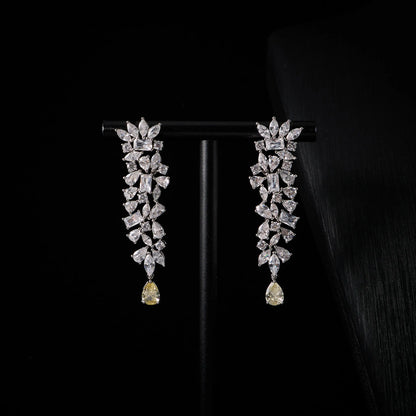 00073 Bridal Cubic Zirconia Necklace Set for Women Dubai Jewelry Sets  Wedding Jewelry Wedding & Engagement Accessories