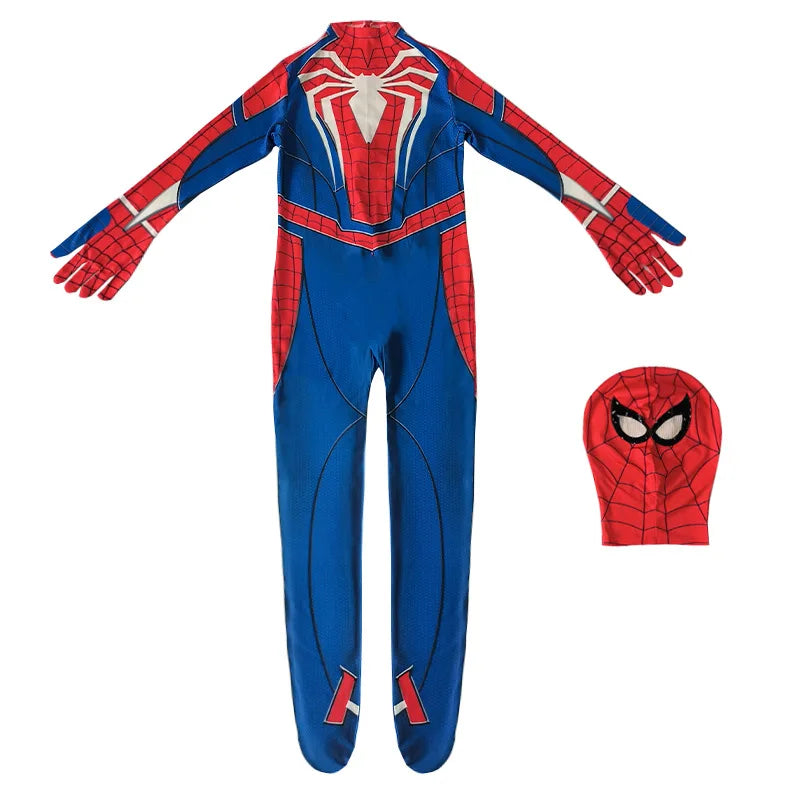 2025 New Spiderman Cosplay Fantasy Costumes Jumpsuit for Boys Girls Miles Morales Superhero Halloween Carnival Zentai Bodysuit
