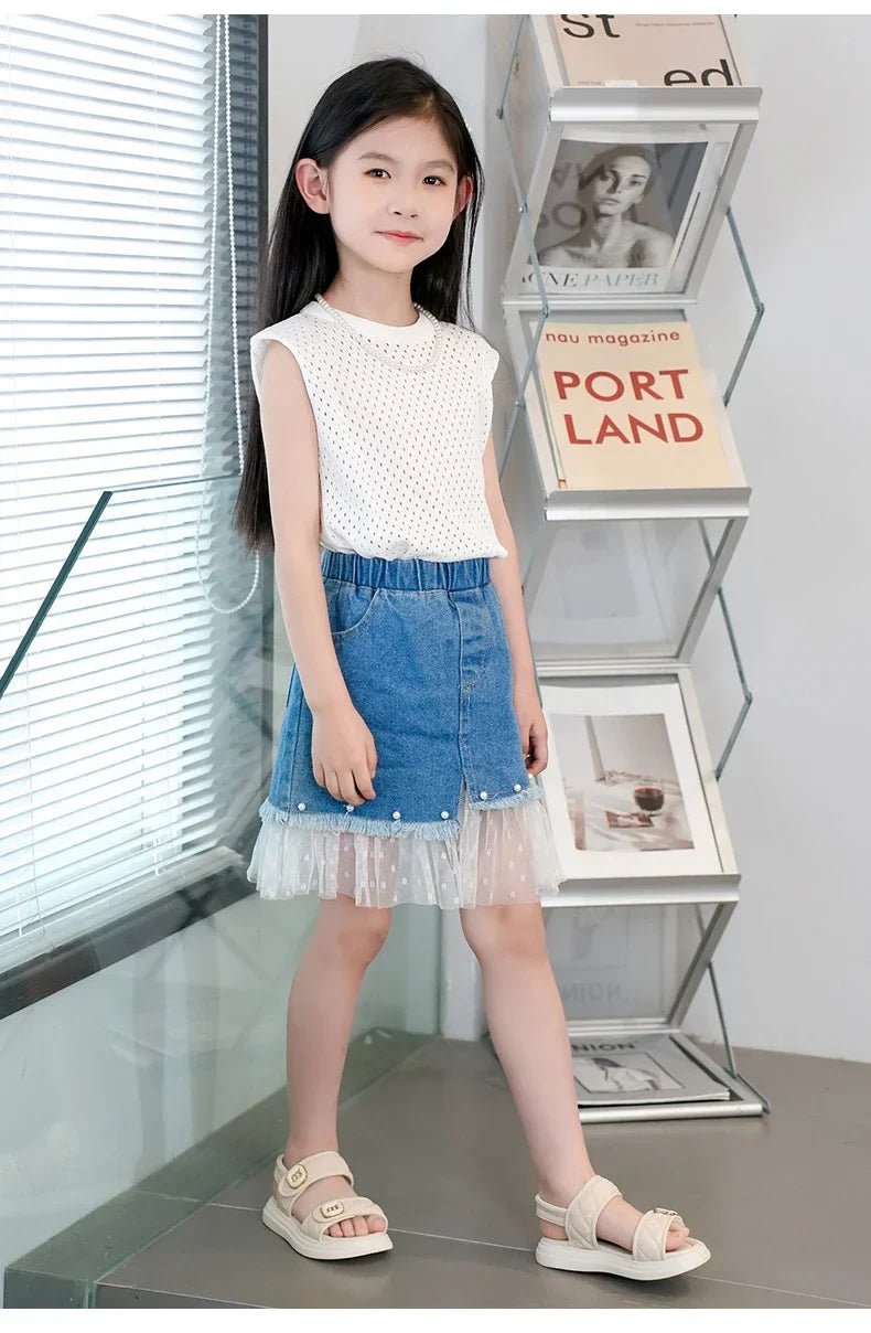 Kids Causal Sandals 2024 Thick Bottom Summer Toddler Girls Sandals Fashion Open-toe Children's School Black Sandals Versatile