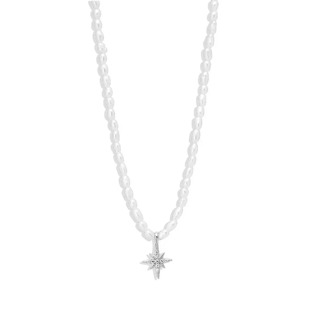925 Sterling Silver Necklaces Charms for Women Crystal Cross Clavicle Collar Chain Simple Choker Necklace Accessories Gift