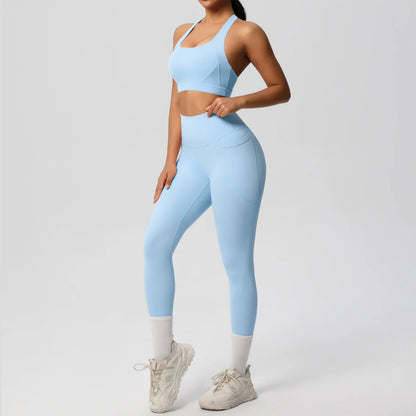 Yoga Suit Sports Set Womens Sportswear Sports women's yoga bra  Tummy Control Slimming Booty Leggings Women's tracksuit