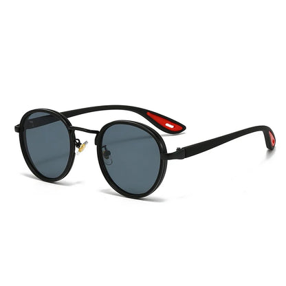 Vintage Designer Outdoor Sunglasses Men Round Fashion Plastic Titanium High Quality Sun Glasses Man UV Protection Glasses Woman