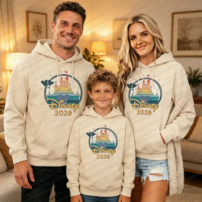 Trip Printed Hoodie Parent-child Fashion Cotton Warm Sweatshirt Loose Casual Coat Unisex