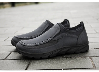 Sapatos Casuais Masculinos Respiráveis Mocassins Tênis Moda Confortável Plano Feito à Mão Retrô Lazer Mocassins Sapatos Masculinos